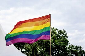 Wien Regenbogenflagge