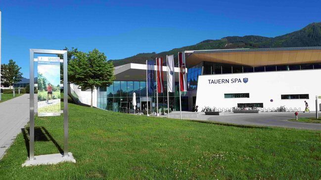 Das Hotel "Tauern Spa" von außen. 